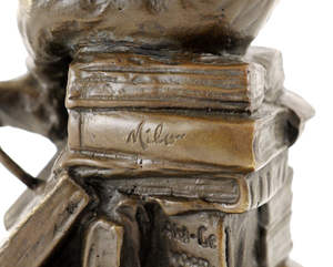 Figura decorativa de animales de latón personalizada, escultura de Bronce de mono, Estatua de alta calidad de Bronce Estatua - Product Image 5