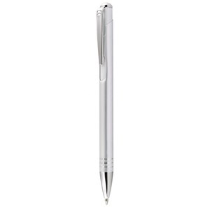 Aluminium Silver Matt Metal Ballpoint <b>Pen</b> 1.0mm Writing Width Novelty Promotional Metal <b>Pen</b> for <b>Gifts</b> - Product Image 1