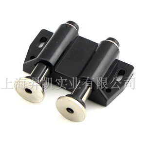 Xin Jieliang <b>Cabinet</b> Door Stop Black Plastic Double Ball Operated Self <b>Locking</b> Mechanism For Storage Closet - Product Image 4