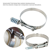 Collier de serrage à T robuste Winnow-intl SS304 à ressort pour tuyau de refroidisseur intermédiaire turbo en silicone, en acier inoxydable