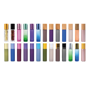 Khử Mùi container <span class=keywords><strong>5ml</strong></span> 10ml rõ ràng kính cuộn trên chai tinh dầu con lăn chai với thép không gỉ con lăn quả bóng - Product Image 1