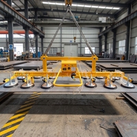 Lève-charge à vide pour tôles métalliques UNW, largement utilisé, 100-2000 kg, lève-charge à vide professionnel pour l'adsorption et le transport de plaques de fer