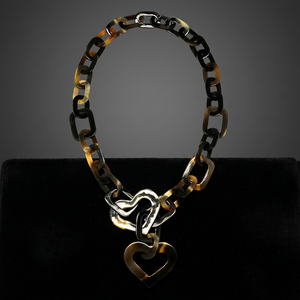 Offre Spéciale unisexe haute qualité vache buffle corne collier avec mignon numéro forme personnalisé anniversaire mode accessoire lien chaîne - Product Image 2
