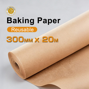 OOLIMA Papel <span class=keywords><strong>de</strong></span> Silicona Kraft Sin Blanquear, Antiadherente y Resistente a la Grasa, para Hornear en Freidoras <span class=keywords><strong>de</strong></span> <span class=keywords><strong>Aire</strong></span>, Asar <span class=keywords><strong>Carne</strong></span> y Verduras - Product Image 3