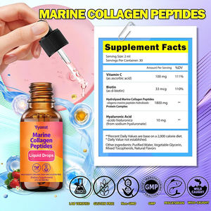 OEM/ODM ได้รับการรับรองมาตรฐาน GMP ผลิตภัณฑ์ออร์แกนิก คอลลาเจนเปปไทด์จากทะเล ลดเลือนริ้วรอย ผิวขาวกระจ่างใส น้ำตาลต่ำ สำหรับผู้ใหญ่ - Product Image 2