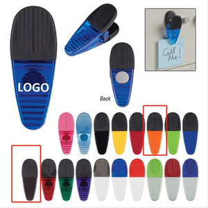 Clips magnétiques géants en plastique <span class=keywords><strong>avec</strong></span> logo personnalisé, clips crocodiles puissants, aimants de bureau et de réfrigérateur, clips à papier pour cadeaux promotionnels – Vente en gros - Product Image 1