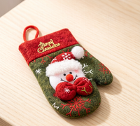 Mini-housses de couverts en forme de Père Noël et bonhomme de neige, décorations de table pour Noël, la maison et la cuisine, ornements de fête