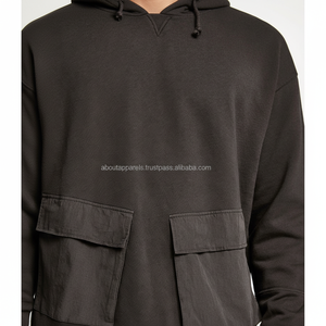 Sudadera con capucha personalizada a granel con bolsillos delanteros, ropa para parte superior personalizada, con tu propio diseño, sudaderas de Pakistán - Product Image 1