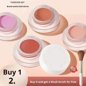 Rubor en Crema ForeverKey, Nuevo Maquillaje Nude Natural, Suave, Ligero, Color Chica Ligeramente Borracha, Textura de Puré de Patatas, Rubor Facial - Product Image 2