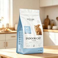 Sachet refermable à fermeture éclair personnalisé avec logo imprimé, écologique, de qualité alimentaire, recyclable, biodégradable, pour aliments pour animaux de compagnie