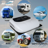Nouvelle Climatisation de Toit à Double Ventilateur 24V/12V pour Fourgonnette, Camion, Tracteur avec