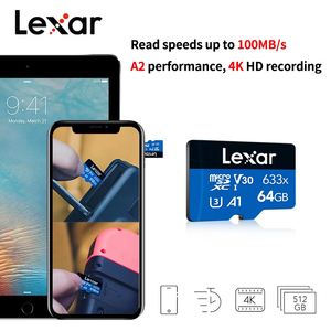 Tarjeta de Memoria <span class=keywords><strong>Micro</strong></span> SDXC <span class=keywords><strong>Lexar</strong></span> 633x Original, 32GB 64GB 128GB 256GB <span class=keywords><strong>512GB</strong></span> para Dashcam, Cámara CCTV - Product Image 3