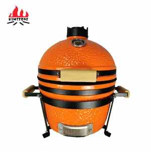 KIMSTONE 16 inch kamado grilling egg outdoor barbecue oven stainless steel barbecue tool