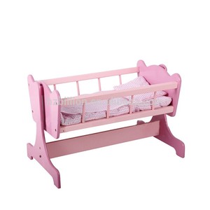 Meubles berçants pour <span class=keywords><strong>berceau</strong></span> de poupée | Convient au lit de poupée en bois de 18 pouces pour enfants - Product Image 5