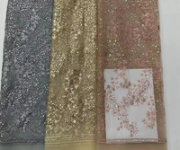 Tissu à paillettes élégant et fantaisie, tissu en velours à paillettes à prix compétitif, tissus de robe élégants pour femmes