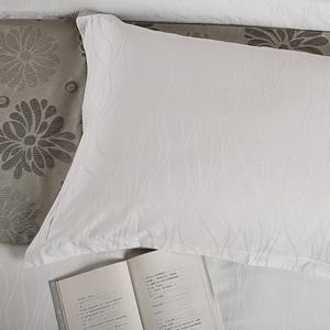 Di alta qualità moderna eco-friendly Hotel biancheria da letto Queen <span class=keywords><strong>Set</strong></span> con Design piegato bianco 300tc filo - Product Image 3