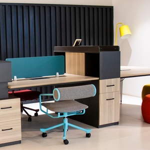 Escritorio de Diseño Moderno, Muebles de Oficina, Escritorio de Oficina con Separación, Estación de Trabajo para Personal, Cubículo para 6 Personas - Product Image 5