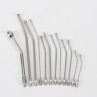 Aiguilles d'alimentation pour oiseaux en acier inoxydable et laiton réutilisables 8G/10G/12G/14G/16G/18G, courbées et droites, pour oiseaux domestiques et perroquets