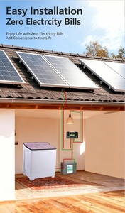 Lavadora Secadora Todo en Uno de Precio de Fábrica, Lavadora Solar de 12V, La Mejor Lavadora que Funciona con Energía Solar de 12V CC - Product Image 3