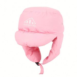 Casquettes de baseball d'hiver imperméables et chaudes de haute qualité en gros, avec cache-oreilles, broderie personnalisée, logo imprimé, 7 panneaux, unisexe - Product Image 4