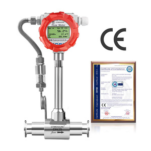 Clamp Connection Vortex <strong>Flow</strong> <strong>Meter</strong> with Temperature and Pressure Compensation Liquid and <strong>Gas</strong> Measuring 4-20mA RS485 <strong>Pulse</strong> - Product Image 4