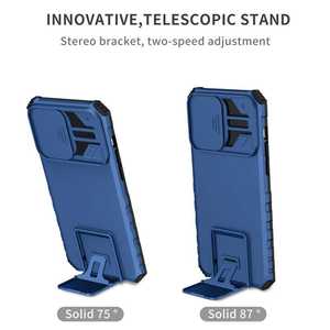 Per Samsung S23 S24 FE cassa del telefono con il supporto verticale del supporto del telefono cassa di scorrimento della macchina fotografica Cover per <span class=keywords><strong>iPhone</strong></span> 16 15 14 Cover della macchina fotografica Slide - Product Image 4