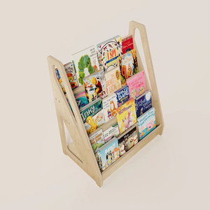<span class=keywords><strong>Libreria</strong></span> <span class=keywords><strong>Montessori</strong></span> a 5 Ripiani dal Design Moderno per Bambini, Scaffale in <span class=keywords><strong>Legno</strong></span> per Libri, Organizer per Scuola, Soggiorno, Cucina e Camera da Letto - Product Image 4