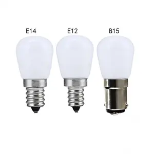 1,5 W = 10W B15D E12 E14 1,5 W 230V 120V LED-Kühlschrank Glühbirne Mini-Glühbirne für Kühlschrank Ersetzen Sie Halogen-Kronleuchter leuchten