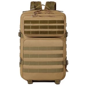 Large Capacity Outdoor Attack Tactical <b>Backpack</b> Multi-Function Waterproof Sports Mountaineering Camouflage Design Polyester - Product Image 5