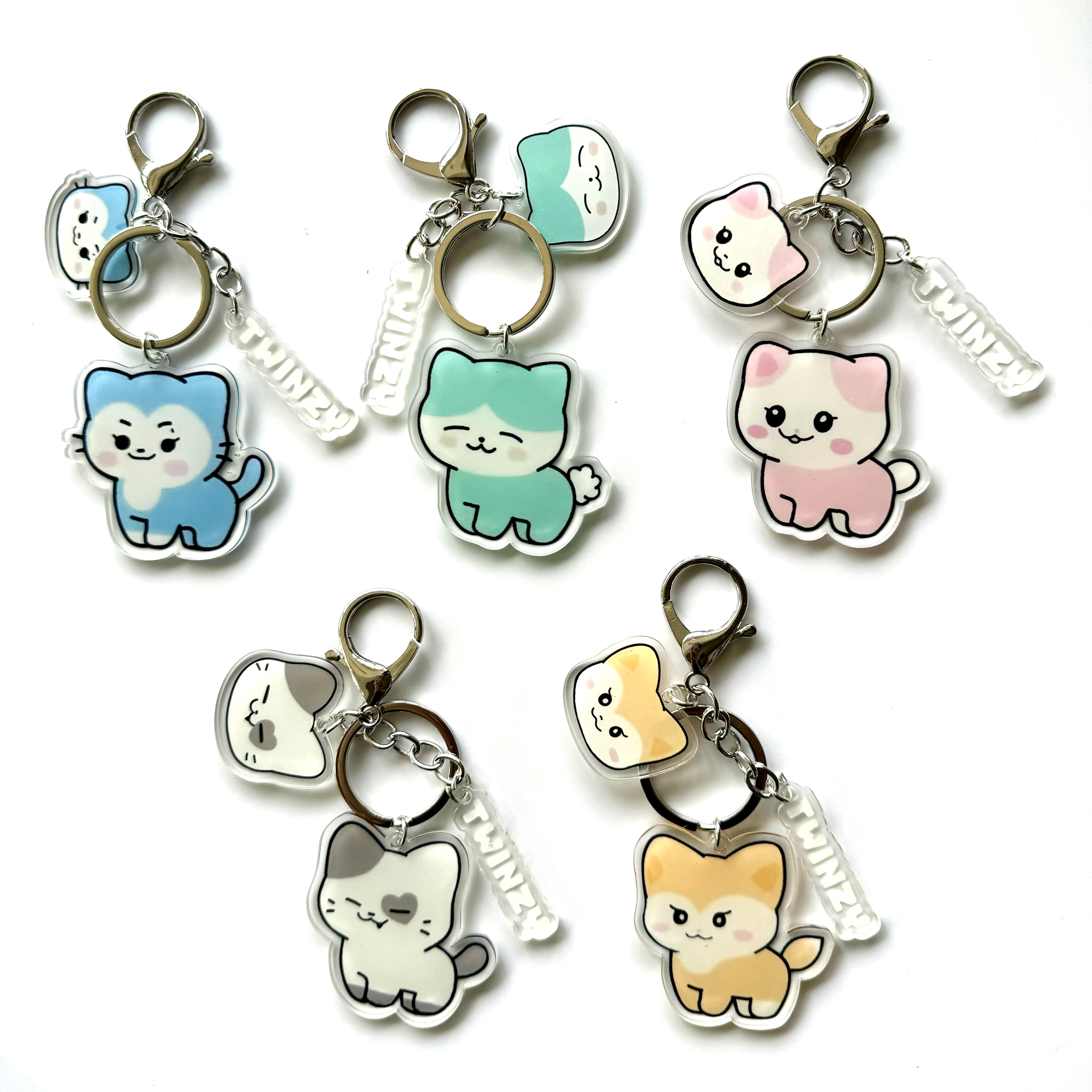 KPOP ITZY Twinzy Keychain - High Quality Acrylic Pendant