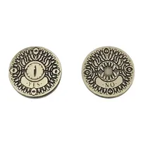 Pièce de monnaie de défi en métal gaufré 3D en bronze antique, gravée sur mesure avec portrait d'horreur, pour collection et accessoire de jeu