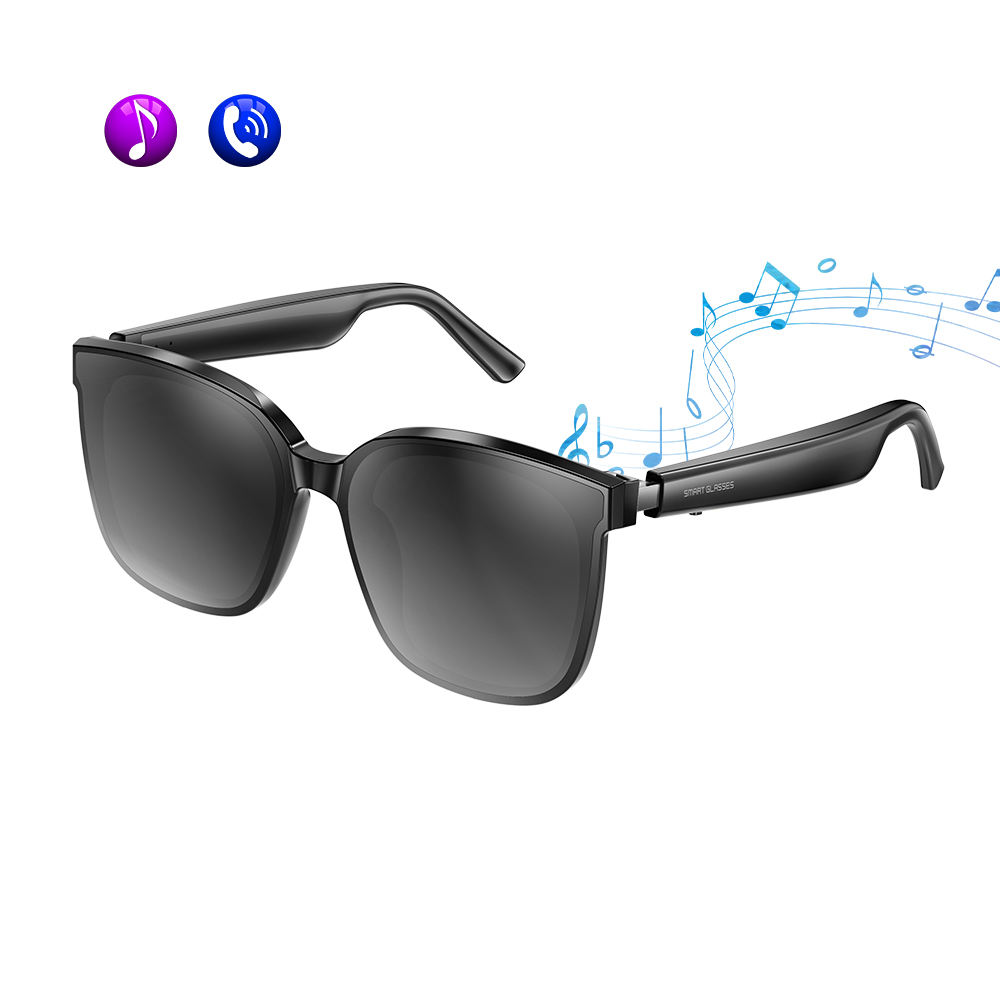 2026 GS260 Smart Glasses UV Protection Sunglasses Hands-Free Music Call Wireless Headphone Smart Glasses for Men Woman