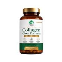 Capsules de collagène OEM ODM avec vitamine C, biotine, complément alimentaire pour la santé de la peau, des cheveux, des ongles et des articulations, 60 capsules