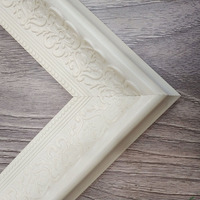 Decoración del hogar de gran tamaño dorado blanco PS pintura al óleo marco molduras Marcos Molduras Para Cuadros