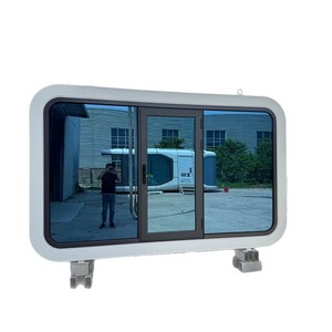 Capsule de camping préfabriquée en acier léger moderne, écologique, mobile, pour une séjour de luxe dans un cadre pittoresque - Product Image 5
