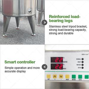 Flash <span class=keywords><strong>Pomme</strong></span> <span class=keywords><strong>Jus</strong></span> Oeuf Liquide Froid Mini <span class=keywords><strong>Pasteurisation</strong></span> Machine 500 200 Litre Pasteurisateur pour Crème Glacée - Product Image 4