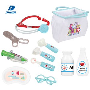 Set di 10 Giocattoli Educativi da <span class=keywords><strong>Dottore</strong></span> per Bambini, Strumenti Medici Finti e Pratica <span class=keywords><strong>Borsa</strong></span> Portaoggetti per Giochi di Ruolo e Apprendimento dell'Empatia - Product Image 1
