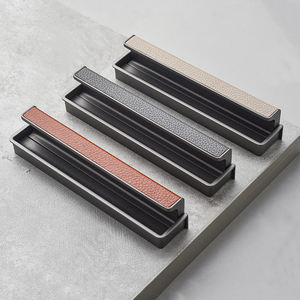 מטבח אלומיניום בלתי נראה פרופיל ארון בגדים סמויה דלת ארון בגדים מוסתר - Product Image 2