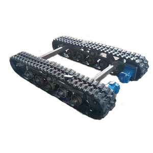 <b>Rubber</b> Track Chassis Hydraulic Electric Remote Control Small Traction Track Chassis - Product Image 4