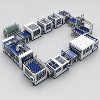 Ligne de production complète et automatique d'assemblage de panneaux solaires avec robotique haute vitesse et contrôle programmable