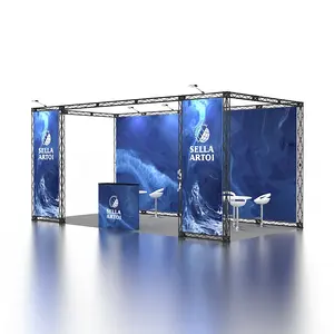 Produttore di alta qualità per la promozione del marchio per eventi fiera personalizzata 3x6m in alluminio con traliccio espositivo Stand Stand