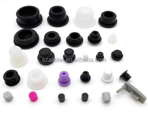 OEM Customize Sealing Natural Rubber End Cap With Various Sizes Fixed Silicone Rubber Plug/Stopper Sealing Parts Rubber Stopper