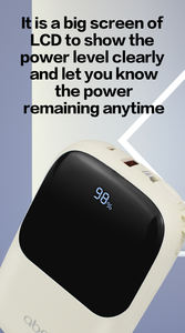 Cargador Portátil Inalámbrico Marcan Tipo-C de 10000 mAh, Carga Rápida PD de 22.5 W, Cables Integrados, Pantalla LED, Polímero de Litio - Product Image 5