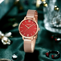 Reloj de Malla de Acero Inoxidable Simple y Elegante SPARKTIME, Reloj de Cuarzo de Alta Calidad para Mujer, Esfera de 30 mm, Caja de Aleación Resistente al Agua