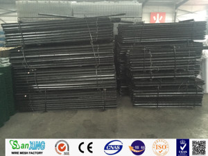 Poteaux en fer <span class=keywords><strong>galvanisé</strong></span> de 1.8m <span class=keywords><strong>2m</strong></span> pour clôtures métalliques - Product Image 6