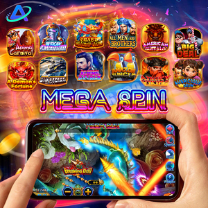 Logiciel mobile en ligne pour jeux de compétences et de pêche, application de pêche pour Megaspin Metal (version anglaise) - Product Image 1