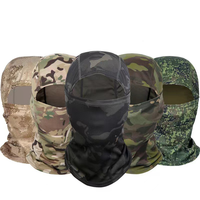 Masque tactique intégral, cagoule camouflage anti-UV, bonnet pour sports de plein air, chasse et cyclisme