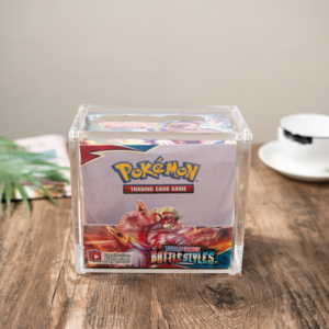 Bon marché Boîtier en plastique transparent Pokemoned en acrylique Boîte de rappel pour l'affichage - Product Image 1