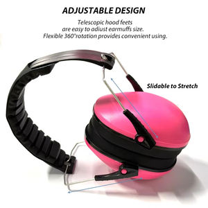 Auriculares con cancelación de ruido y protección auditiva con logotipo personalizado para niños pequeños, protectores de orejeras de seguridad - Product Image 4