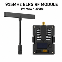 Module RF Bandit Micro ExpressLRS 915 MHz jusqu'à 1W, compatible FPV, avec écran OLED et ventilateur de refroidissement pour TX16S Boxer TX12 Drone UAV